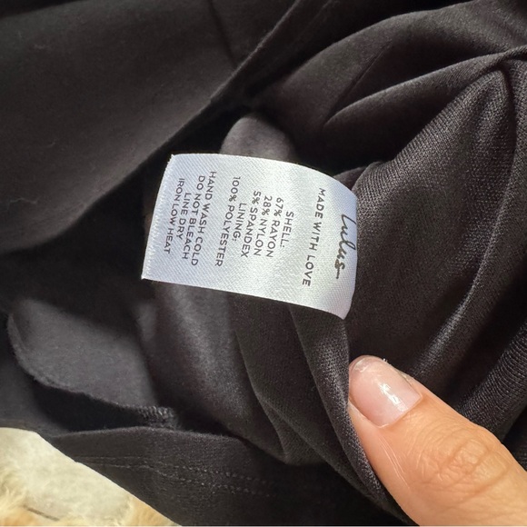 NWT Lulu's Chic Black Mini Dress - Picture 7 of 7